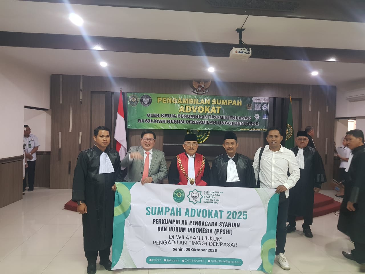 Sumpah dan Pengangkatan Advokat di Pengadilan Tinggi Denpasar Bali
